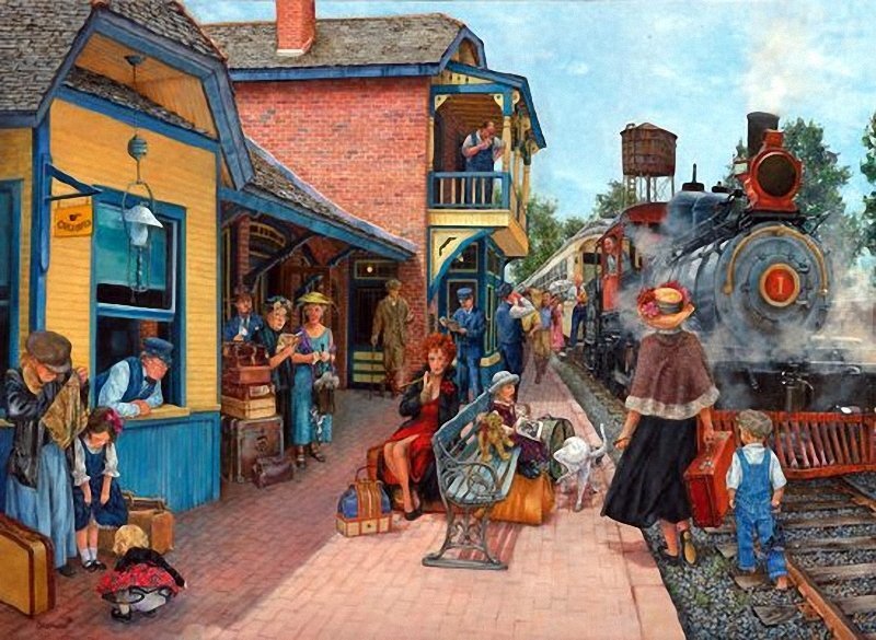 Susan Brabeau At The Station. / .   .