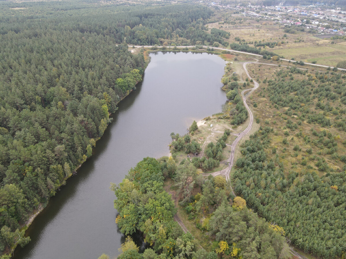 фото с квадрокоптера пруд Комаровский 