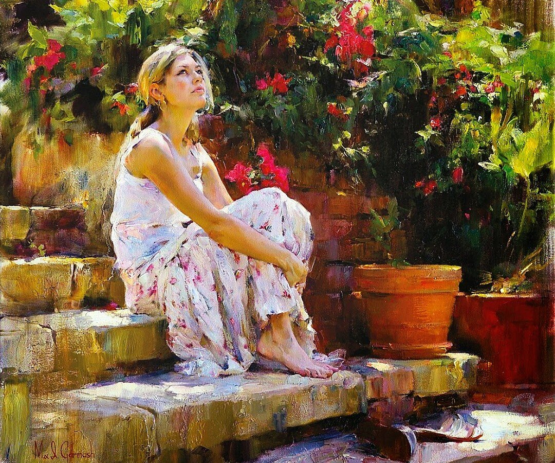 Картина художника девушка. Michael and Inessa Garmash картины. Художник Михаил и Инесса Гармаш. Художник Инесса Гармаш. Художники Михаил и Инесса Гармаш живопись.