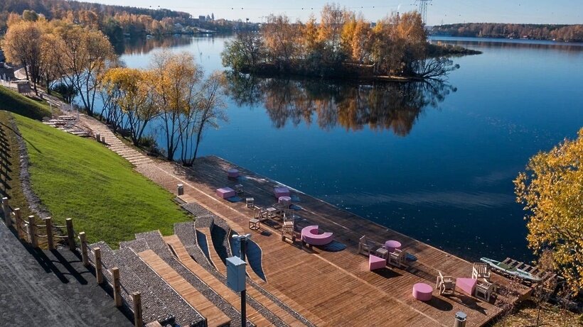    Благоустройство «Живописной бухты» в Одинцове © Пресс-служба администрации Одинцовского городского округа