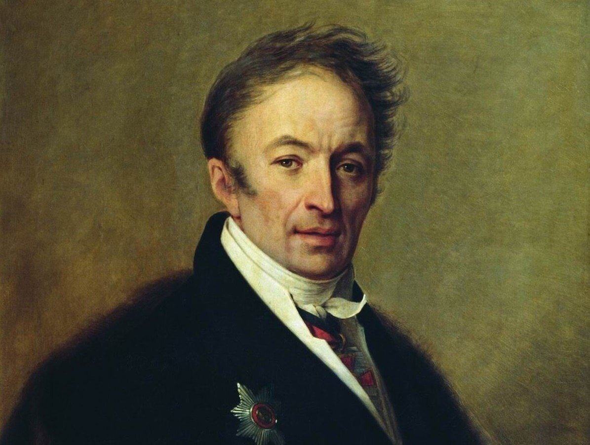Алексей Гаврилович Венецианов "Н.М. Карамзин" 1928 г.