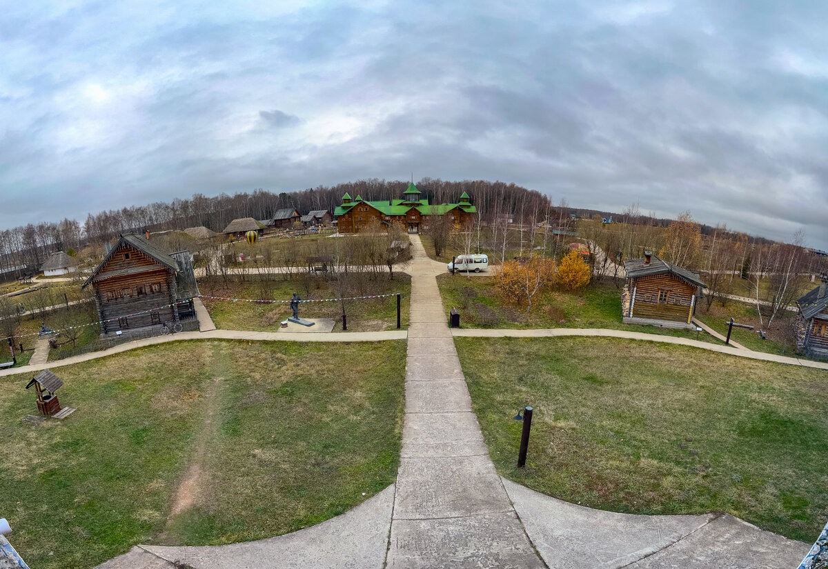 Вид с музея русской печи