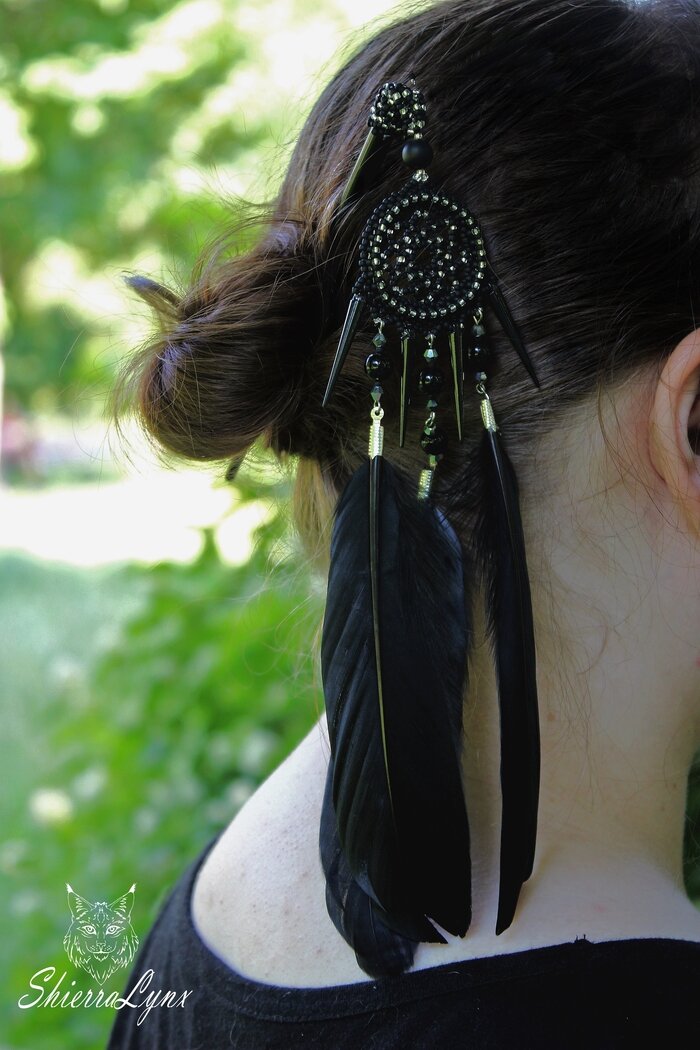 Женские Украшения для волос с перьями