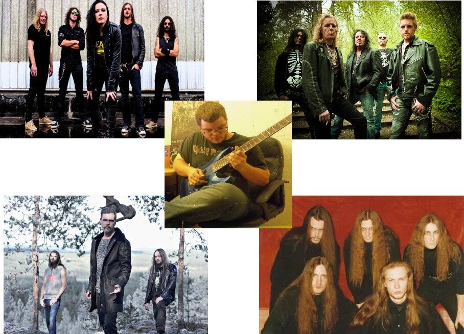 Группы Nightmare, Pretty Maids, Vintersorg, Mental Home, Lascaille's Shroud. Фото взяты в свободном доступе Яндекс.Фото. Коллаж автора 