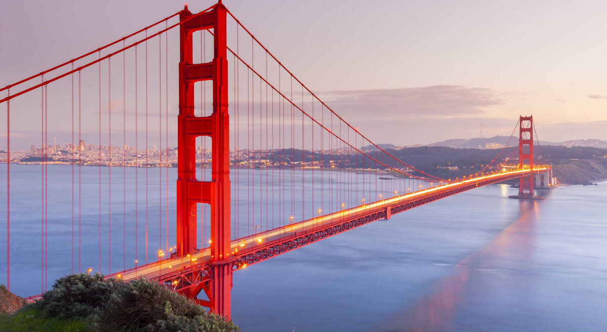 1. Мост золотые ворота (Сан-Франциско, Калифорния)