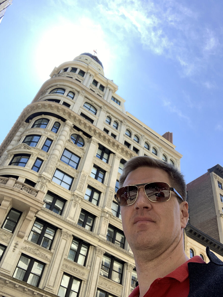 Начало пути от отеля Wagner (Battery Park)