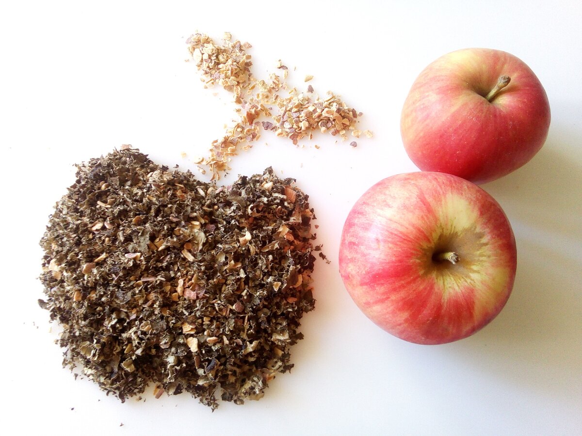 Всего лишь два яблока, а не восемь и яблочный самодельный чай