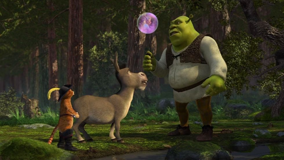 Шрек даты выхода частей. Shrek 2. Шрек 2004. Shrek 2 (Шрек 2) (2004). Шрек 2 лордсфильм.