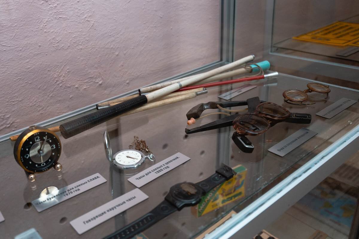 Тактильные экспонаты