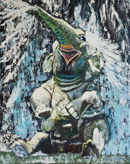 х.м.50*40, Слоник-весельчак.