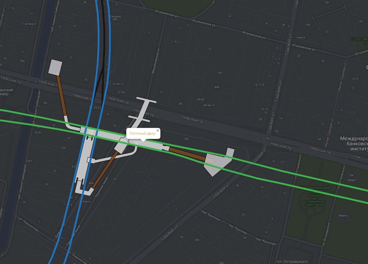 План станций.