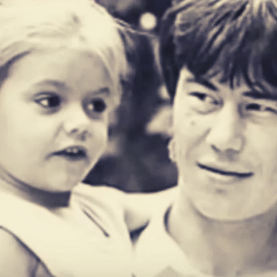 Алина с папой