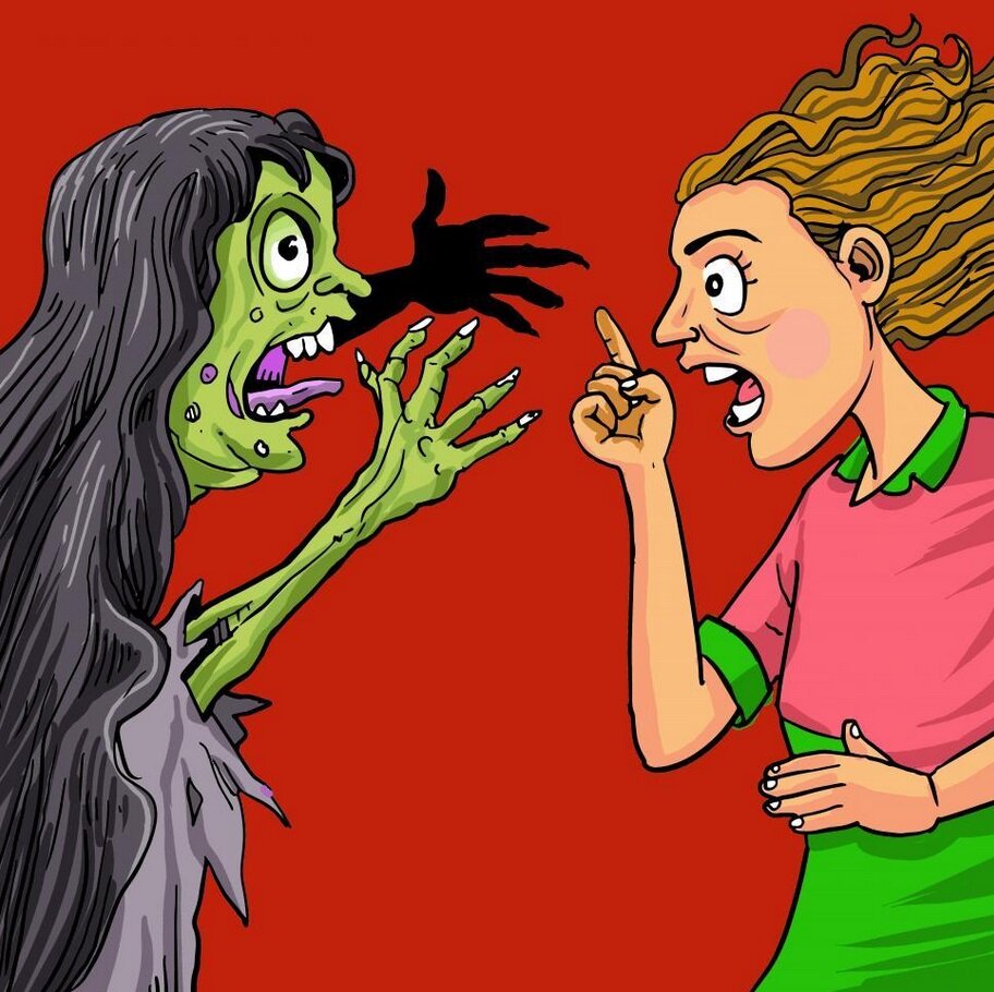 Источник: https://freerangestock.com/photos/141300/angry-woman-and-angry-ghost-.html