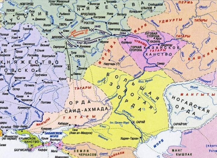 Большая Орда на карте. Территория большой орды в 15 веке. Большая Орда 16 век. Столица большой орды.