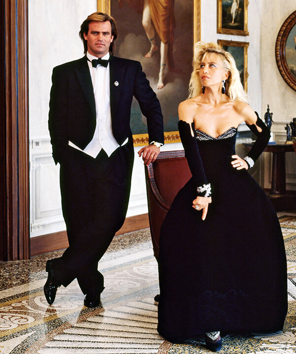 Пол Бэк и Донателла Версаче