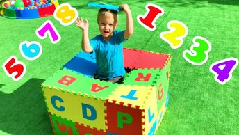Учим английский алфавит, цифры и цвета с детьми | Сборник детских песенок