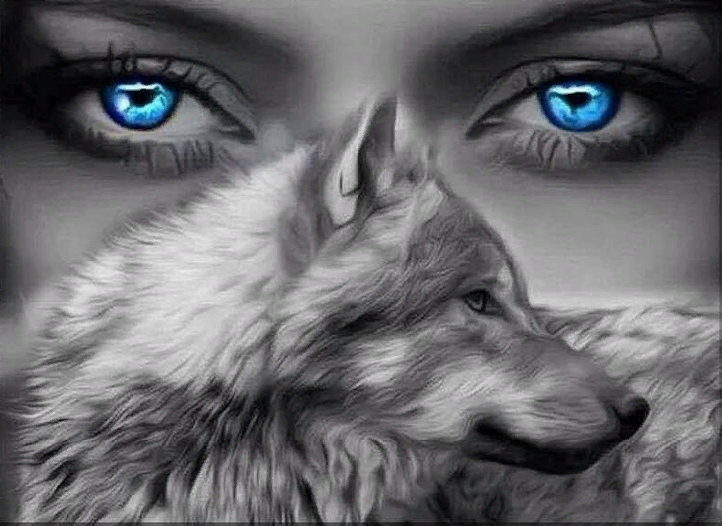 а когда возвращалась то в волосах белая прядь добавлялась