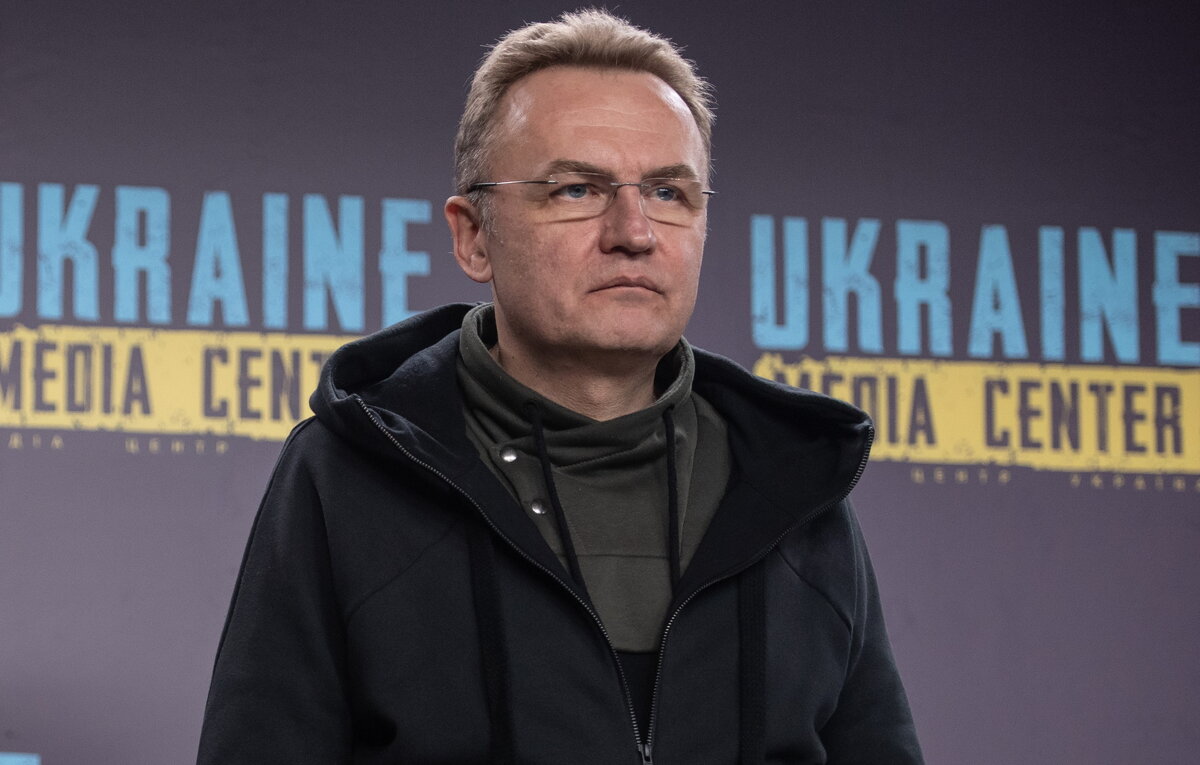    Мэр Львова Андрей Садовой  EPA-EFE/Wojtek Jargilo