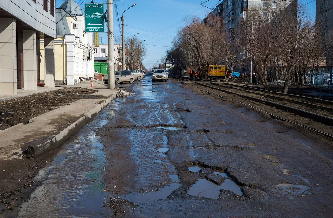 Дороги России грязь