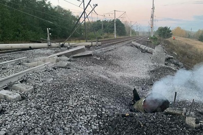    Сбитая ракета ©Telegram-канал Вячеслава Гладкова