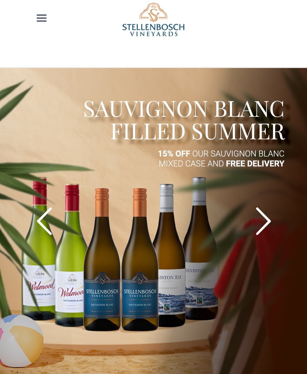 Линейки вин из ЮАР (stellenboschvineyards.co.za)