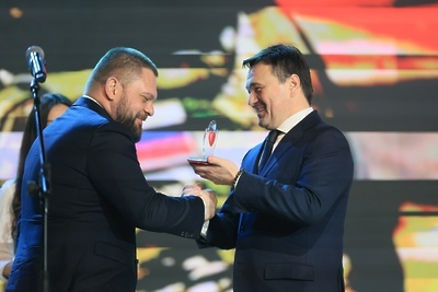    Губернатор Московской области Андрей Воробьев на премии «Мы рядом. Доброе дело» ©Константин Семенец Пресс-служба Губернатора и Правительства Московской области