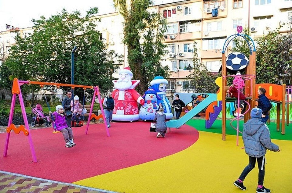     Сквер построили на улице Молокова, 32. Фото: администрация Сочи