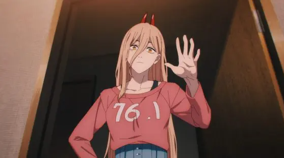 Скриншот из аниме человек бензопила 