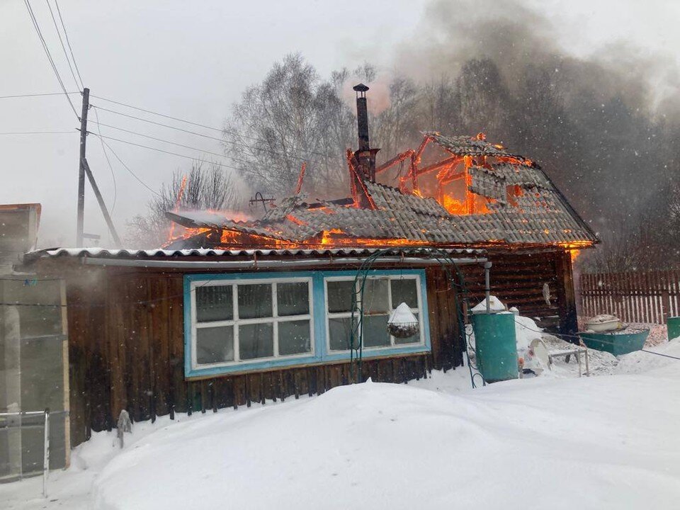     Пожар произошел в понедельник, 16 января. Фото: прокуратура Томской области