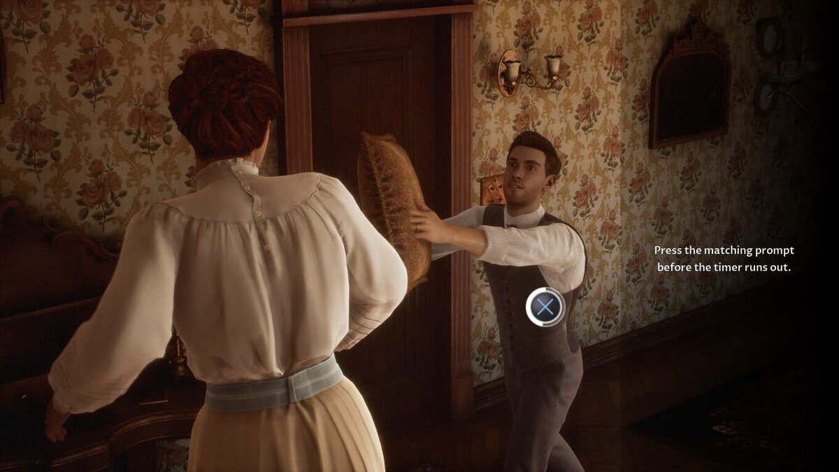 "Нажмите кнопу перед тем как закончится время"