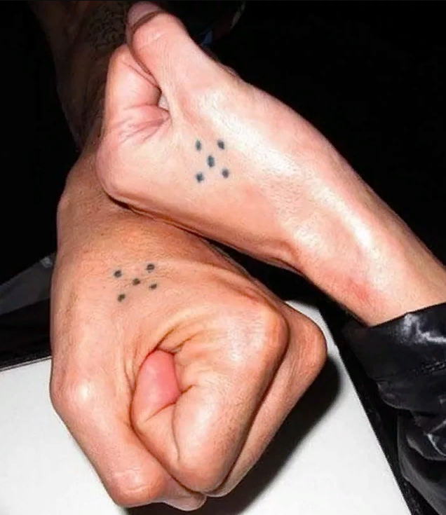 Символика точек на пальцах в татуировках