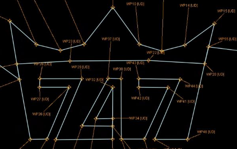 План полета последнего В747, доставленного Atlas Air 31 января из Эверетта в Цинциннати 1 февраля 2023 г. Фото: Atlas Air 