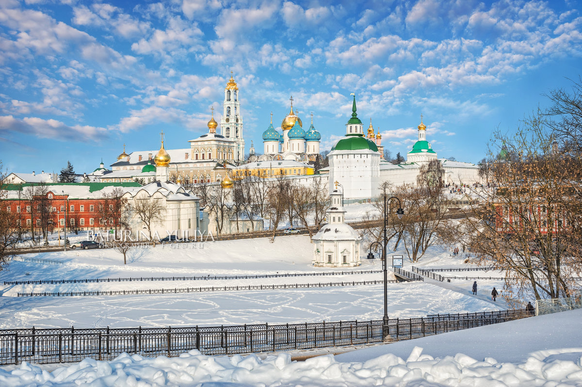 Троице Сергиева Лавра зима