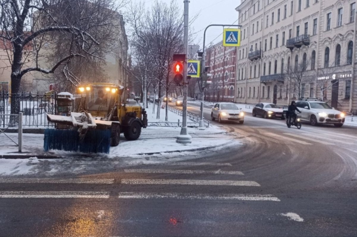    В последний день зимы в Петербурге понизится температура и выпадет снег