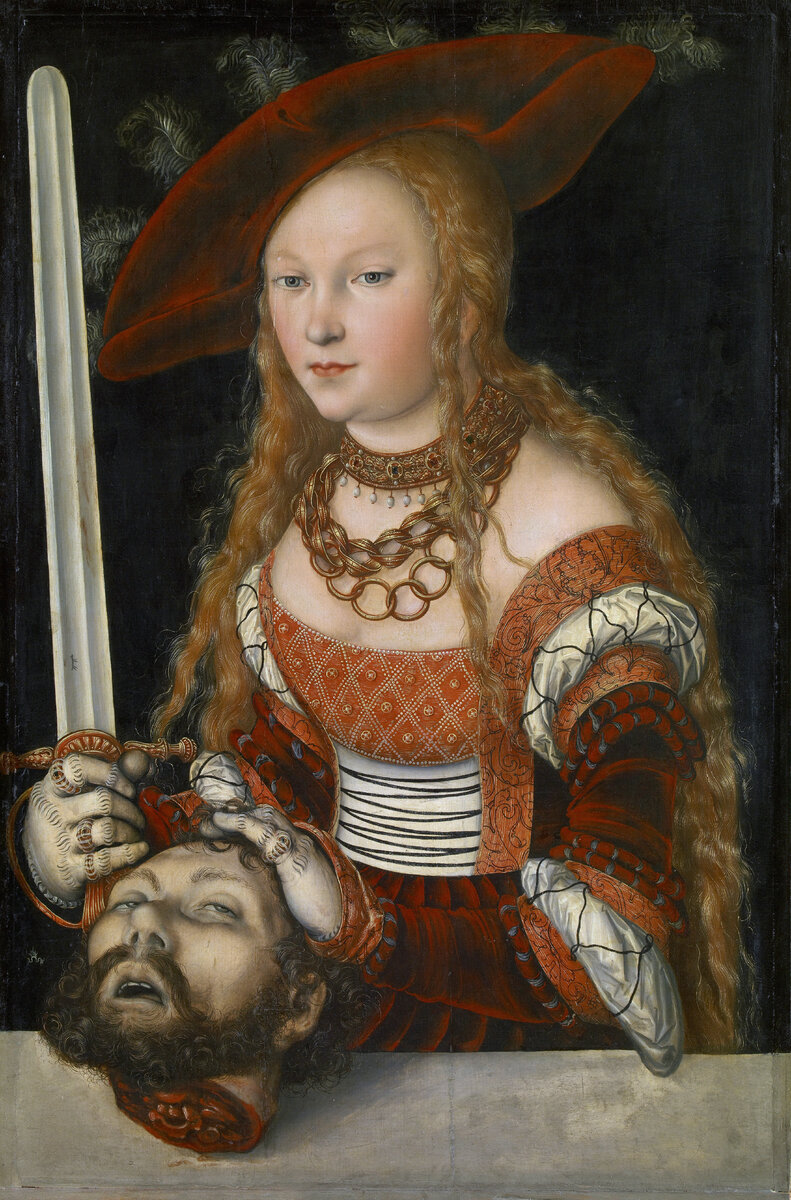 ▪️Лукас Кранах Старший "Юдифь с головой Олоферна", 1520-1540. Музей истории искусств, Вена.