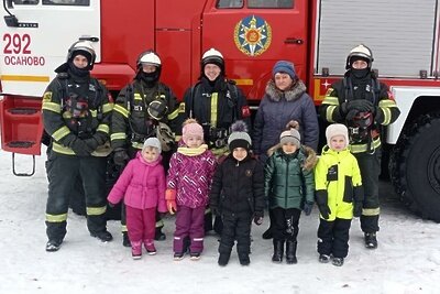    Спасатели провели учебную эвакуацию в детском саду Шатуры © Пресс-служба ГКУ МО «Мособлпожспас»