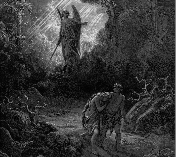 Гюстав Доре. Изгнание Адама и Евы из рая