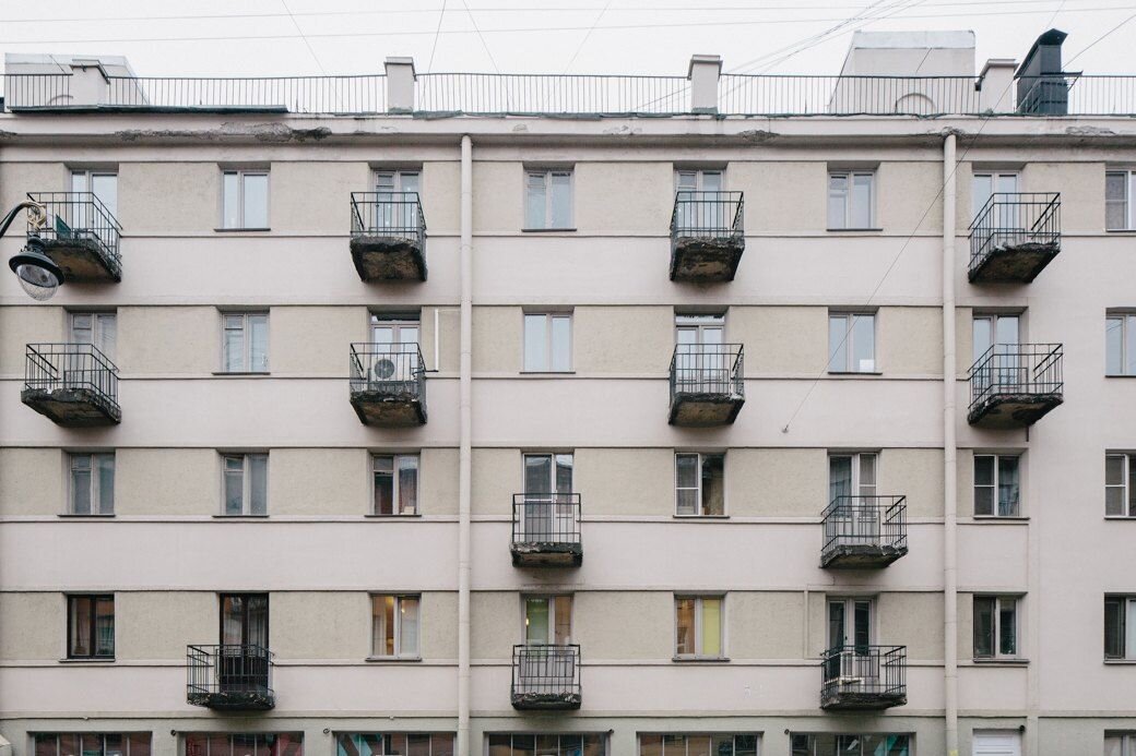 Дом-коммуна инженеров и писателей (Санкт-Петербург). Фото: Pinterest.com.