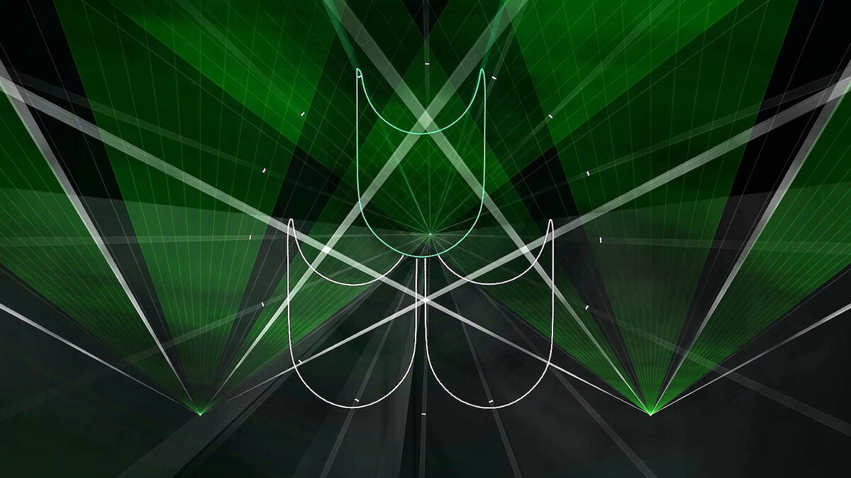 Лазерное шоу на корпоративное мероприятие - логотип компании, лазерное изображение логотипа компании.