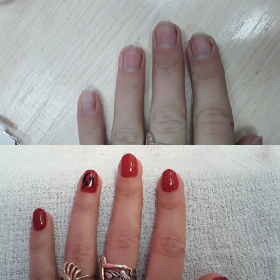 Отработка на своих руках. Я правша, поэтому левая рука у меня всегда симпатичнее!)