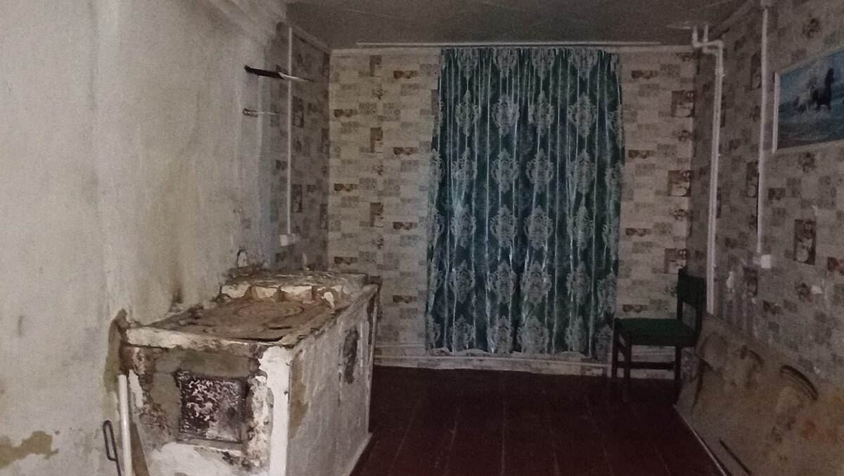 Вторая комната. Где печь, там внутренняя стена