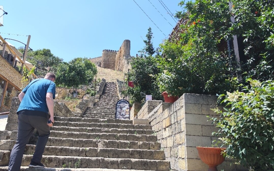 Лестница к крепости Нарын - Кала, г. Дербент