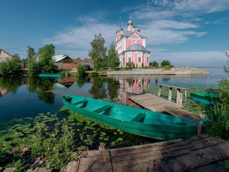 Переславль Залесский лодки на Трубеже