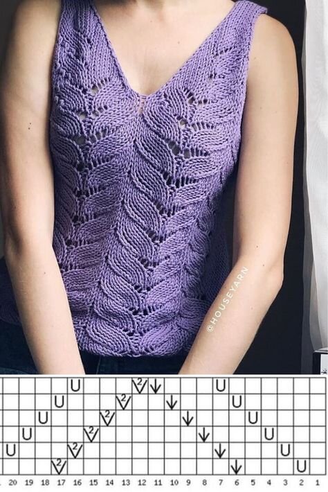 Дорогие мои рукодельницы сегодня для вас подготовила  очень большую подборку летних кофточек со схемами .-16