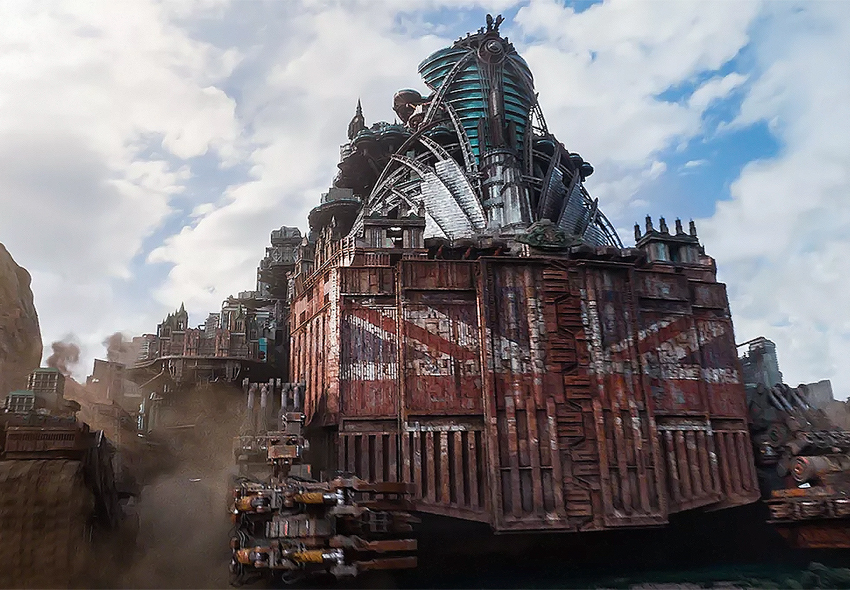 Так выглядит "Великий Лондон" - хощный город, поглощающий всё, что встретится на пути (с) Кадр из фильма