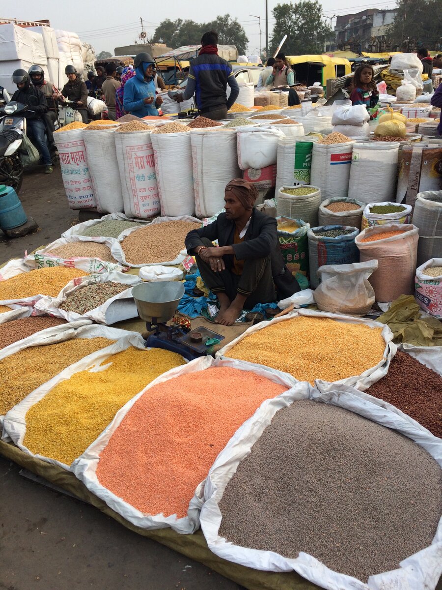 Рынок в Дели 