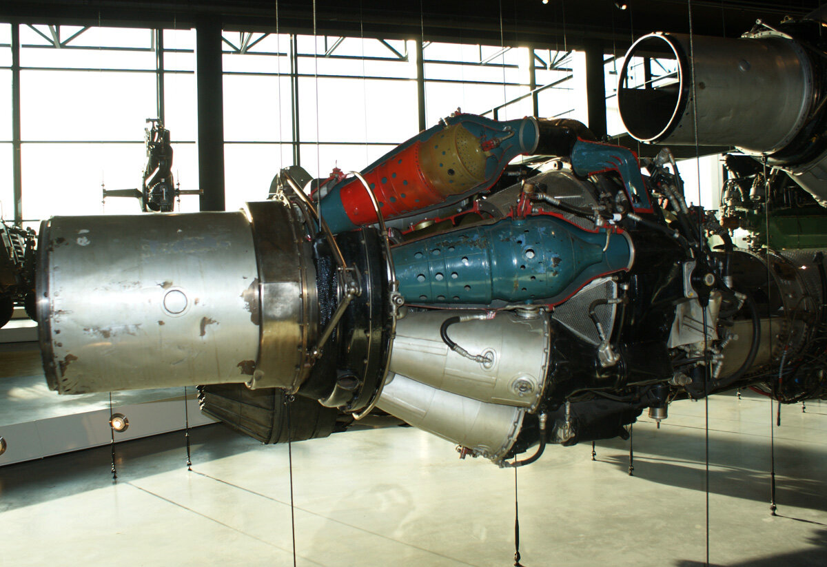 Двигатель Rolls-Royce Derwent 5. Источник: http://www.aviationmuseum.eu/