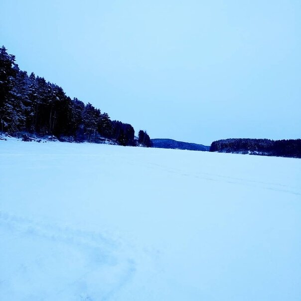 В поиске уклейки в феврале.