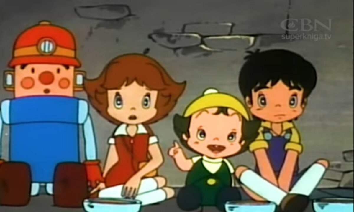 Летающий дом. Кадр из мультфильма