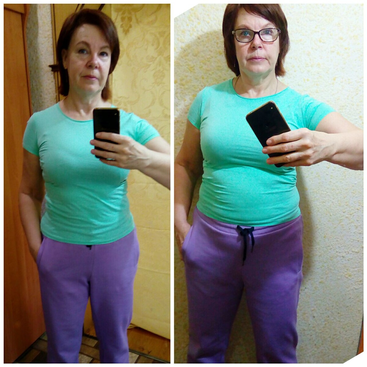 Слева сегодня, справа 3 понедельника назад.
